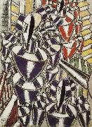 Fernard Leger Involute abstract oil